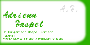 adrienn haspel business card